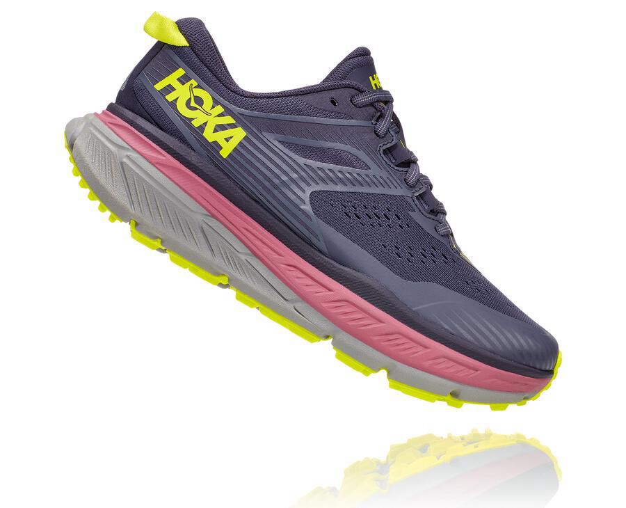 Tenis Trail Hoka One One Feminino Azul Marinho - Stinson Atr 6 - 324-MZBXCV